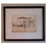 Venice Sketch Art Framed