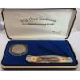 W.R. Case & Sons Cutlery Knife & Coin