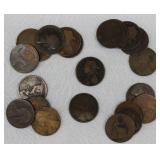 Britain Queen Victoria Young Head Pennies; 23 Coin