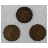King George Australian Penny Coins