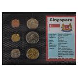 Singapore World Coins Uncirculated Coin Mint Set $