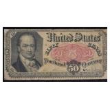 1866 Issue U.S. Fractional 25 Cent Paper $ Money
