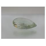 18.62ct Green Uruguay Amethyst Pear Drop