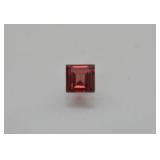 6mm x 6mm Princess Cut Garnet