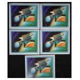 Mars Space Exploration Plate Blocks, Philatelic; 5