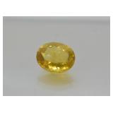 5.38ct AAA Yellow Chinese Flourite Oval