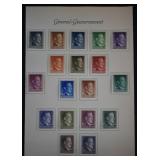WWII Nazi Germany Hitler Stamps; Near Mint