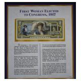 Women Elected To Congress Color $2 Dollars; UNC