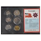 Georgia World Coins Uncirculated Coin Mint Set $