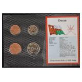 Oman World Coins Uncirculated Coin Mint Set $