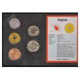 Japan World Coins Uncirculated Coin Mint Set $