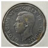 1945 WWII Canada Nickel Steel Issue Coin
