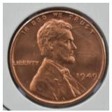 1949 Uncirculated U.S. Coin Lincoln Wheat Cent