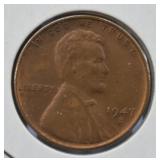 1947-S Uncirculated U.S. Coin Lincoln Wheat Cent