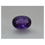 13.97ct AAA! Purple Color-Change Amethyst Oval