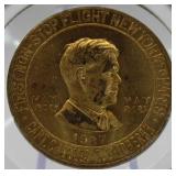1927 Lucky Lindbergh 1st Non-Stop Flight Coin; UNC