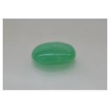 7.80ct Green Chinese Jade Oval Cabochon
