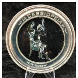 .999 Silver CLAD 3 Oz Space Constellations Proof C