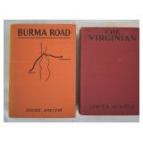 WWII Vintage Books; The Virginian & Burma Rd