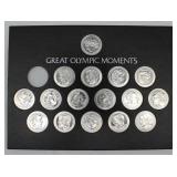 Great Olympic History Sports Heros Coin Set