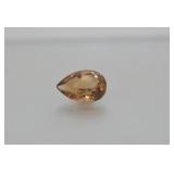 3.99ct Imperial Brown Brazilian Topaz Pear