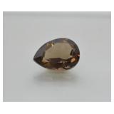 7.96ct Smoky African Quartz Pear