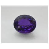 21.63ct Purple Color-Change Amethyst Oval