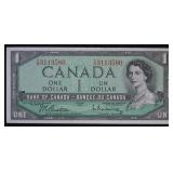 1954 Canada Queen Elizabeth $1 Dollar, About UNC