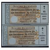 WWII Nazi Germany Swastika Eagle Military Bonds