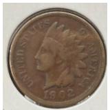 1902 U.S. Type Coin Indian Head Cent