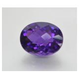 13.99ct Purple Color-Change Amethyst Oval
