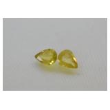 1.77ct Golden Green Chinese Sphene Pear