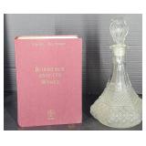 Wexford Glass Decanter & Wine Book