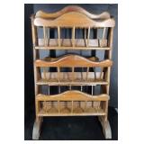 Vintage Wood Book Stand