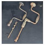 Antique Hand Drills - Set of 2