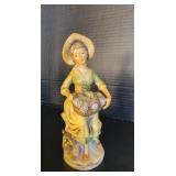 8.5" Homco Maiden Figurine
