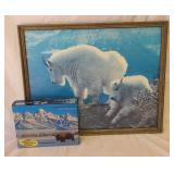 Mountain Goat Picture w/ Puzzle