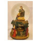 Dillards Revolving Nativity Musical Water Globe