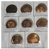 Cion Club Medals - Set of 8