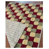 Antique Handmade Quilt 61x48"