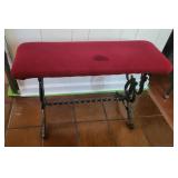 19th Century Victorian Cast Iron Bench