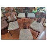 1940s Chippendale Dining Chairs - Set of 6