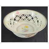 Decorative Floral Ceramic Bowl