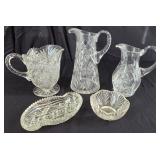 5pc. Crystal & Glass Set
