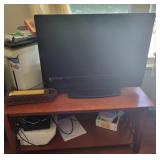 31"Vizio TV, TV Stand & Office Supplies