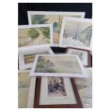 9pc. Various Paul Sawyer Artwork