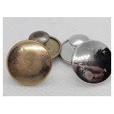 Swank 1/20 12k Cuff Link Studs