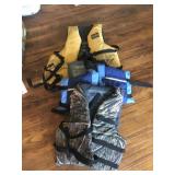 (3) XL Life Vests