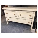Primative Farmhouse Linen Chest