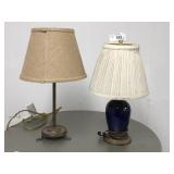 Trio of Small Table Lamps